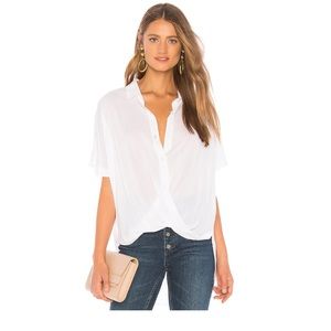 BCBGeneration Wrap Hem Dolman Sleeve Shirt
